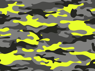 Seamless camouflage pattern digital. Army background. Military texture modern. Print. Vector illustration