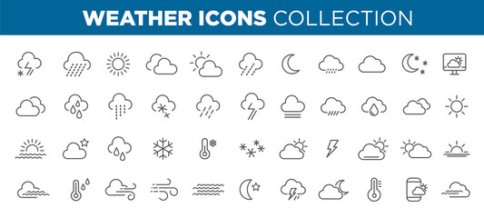 collection weather web icons