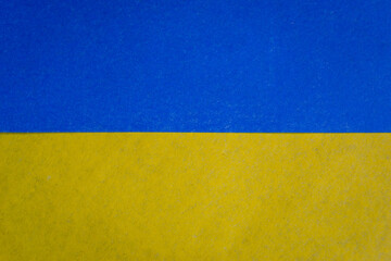 Sticker - blue and yellow paper color for background. Paper abstract background