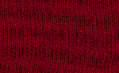 Wall Mural - Closeup red color fabric sample texture backdrop.Red,burgundy,maroon colors fabric strip line pattern design,upholstery,textile for decoration interior design or abstract background..