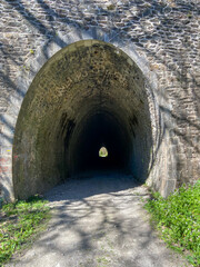 Poster - Tunnel de montagne dans les Cévennes, Occitanie