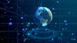 Earth holograph in cyberspace