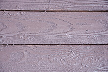 Texture Of An Old Light Lilac Wooden Wall With Knots And Cracks Close-up