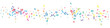 Falling colorful messy numbers. Math study concept with flying digits. Posh back to school mathematics banner on white background. Falling numbers vector illustration.