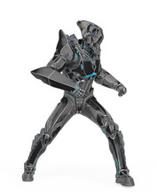 Man In An Armored Nano Tech Suit Is Looking For Action