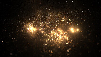 Wall Mural - cosmic background of stars and galaxies. a dark infinite universe with shining stars and constellati
