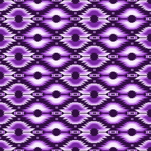 Seamless Geometric Ornament With One Repeating Element In Different Purple Tones.