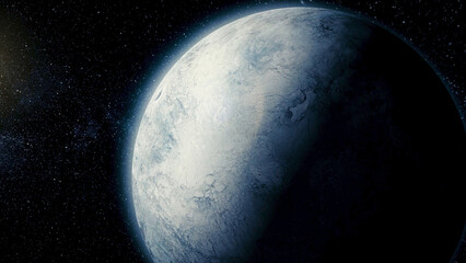 Solar System - Space satellite Ariel. It is the eighth and farthest planet from the Sun in the Solar System. Uranium has 27 known satellites
