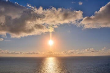 Canvas Print - Sea Tropical Sunset