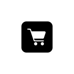 Wall Mural - Shopping cart button icon