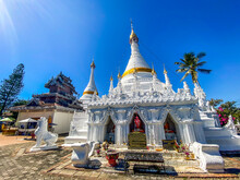Wat Phrathat Doi Kongmu Temple In Mae Hong Son, Thailand
