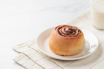 Wall Mural - Round buns with poppy seeds