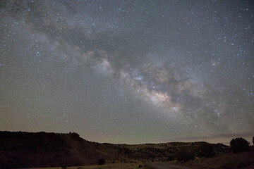 Poster - Beautiful shot of the Milky way above new Mexico