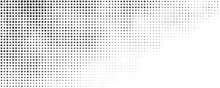 Black And White Background With Halftone Dots