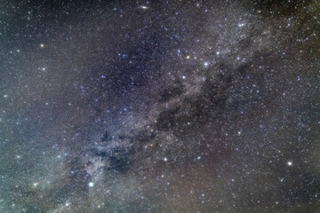 Poster - Milky way in a night starry sky