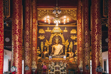 Wat Phra Kaew Temple In Chiang Rai, Thailand