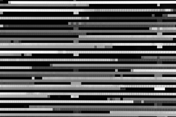 Wall Mural - pixel pattern of a digital glitch / abstract black and white pixel pattern background of a digital g