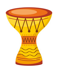 Canvas Print - drum african instrument