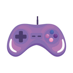 Canvas Print - purple video game control