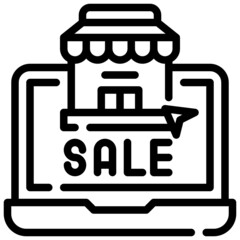 SALE line icon,linear,outline,graphic,illustration