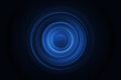 blue radial motion abstract background