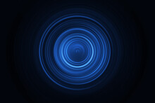 Blue Radial Motion Abstract Background