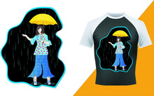 The Rainy Girl Design/Awesome Rain T-shirts Design