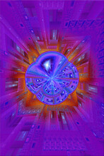 Purple Explosion Illustration Wallpaper Background