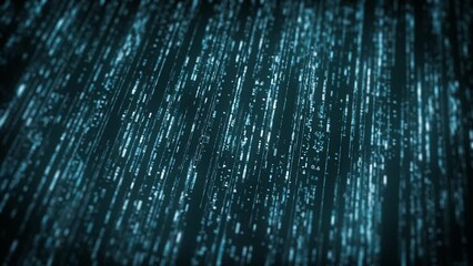 Wall Mural - big data digital business hitech background/ 4k animation of an abstract wallpaper big data business
