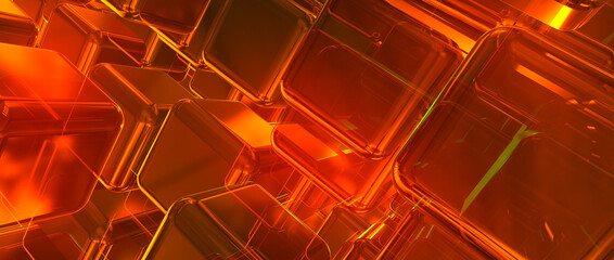 Wall Mural - abstract colorful digital particles wave with bokeh and light background, 3d render wave line dot ba