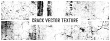 Grunge Cement Textures Vector Colection. Concrete Wall Background Vector Illustration