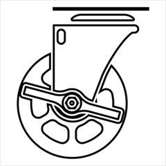 Caster Wheel Icon Y_2110001