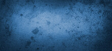 Blue Grunge Background, Abstract Texture Background