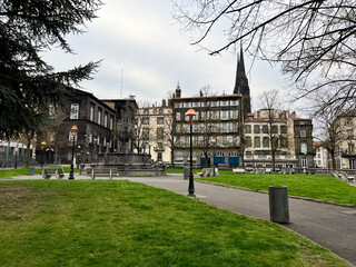 Canvas Print - Parc, Fontaine d'Amboise (Clermont-Ferrand)	