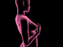 Breast Exam By Hank Grebe, Digitally Generated Image