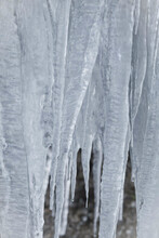 Close-up Of Icicles Formation