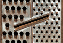 Close-up Of An Old-fashioned Grater