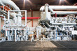 © SuperStock - Natural gas compressor station in new condition