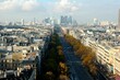 © SuperStock - Avenue De La Grande Armee view from Arc De Triomphe, La Defense, Paris, Ile-de-France, France