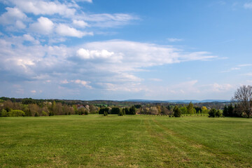 landscape with sky and clouds