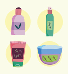 Sticker - skin care organic cosmetics