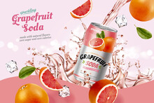 Grapefruit Soda Banner Ad