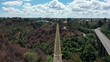 Malleco Viadukt in Chile aus der Luft