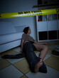 © Stocked House Studio - Crime Scene - Woman dead lying on the floor