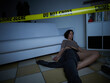 © Stocked House Studio - Crime Scene - Woman dead lying on the floor