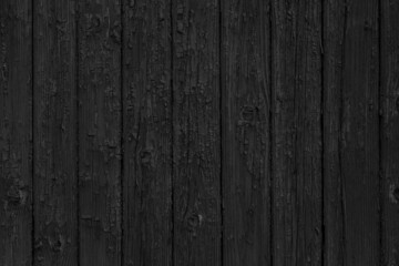 Vintage fence of old wooden boards. Texture of an aging wooden surface. Beautiful wooden background.