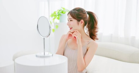 Sticker - beauty skin care woman