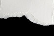 © Krzysztof Bubel - a white piece of paper on a black isolated background