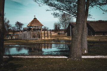 Biskupin. Osada