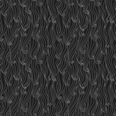 Wall Mural - Seamless wavy pattern